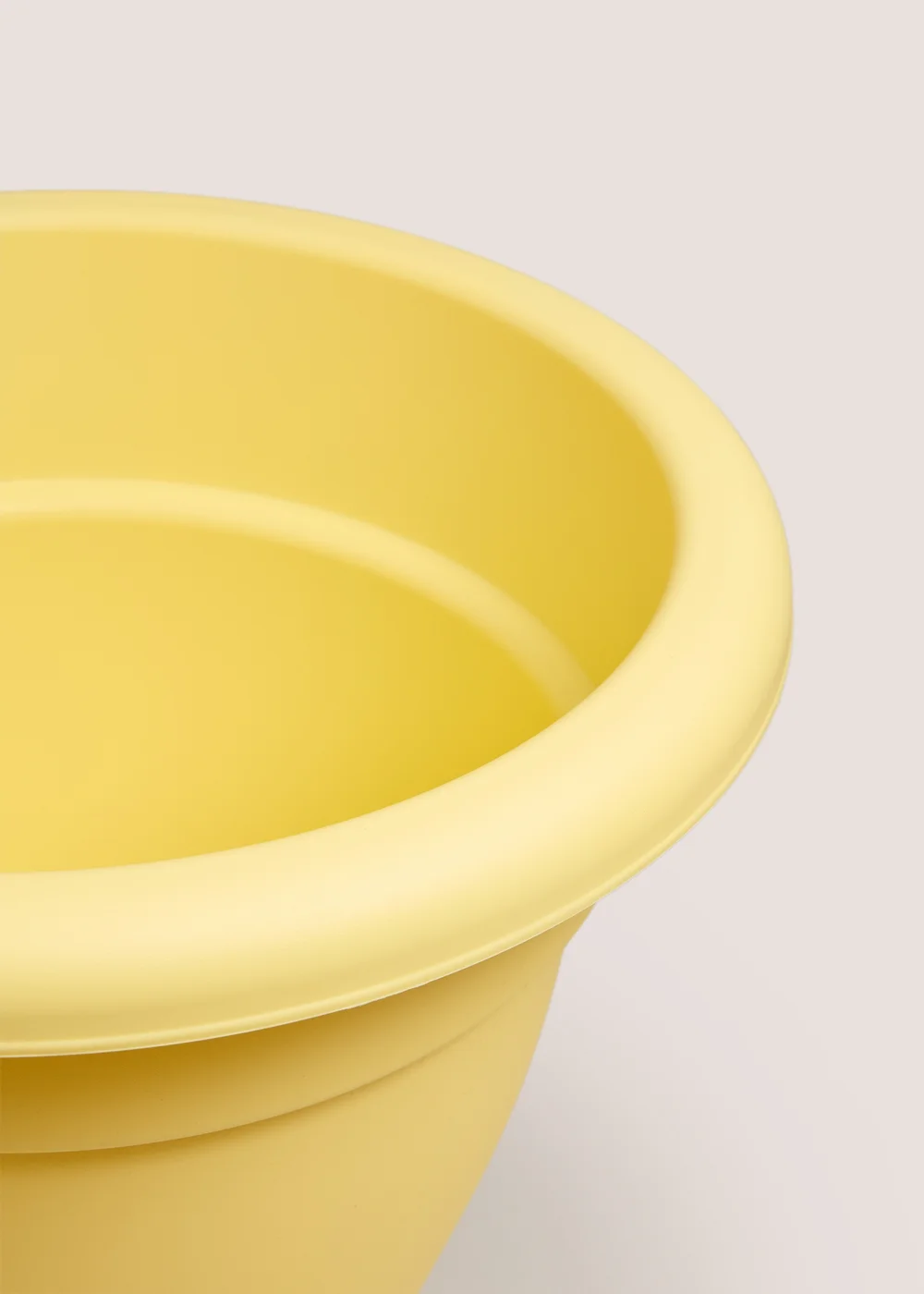 Yellow Plastic Large Planter Image 2