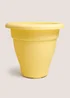 Yellow Plastic Large Planter Image 1