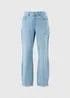 Riley Light Wash Boyfriend Jeans - Size 8 Image 3