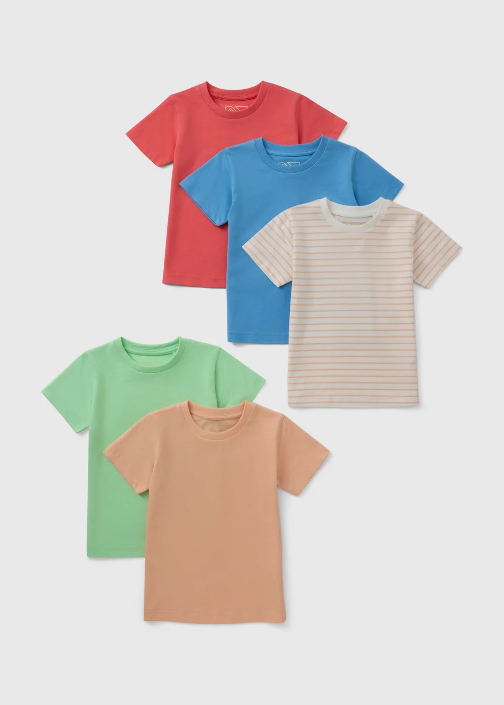 5 Pack Boys Multicoloured Summer T-Shirts (1-7 Years) - 1 to 1 half years Image 1