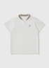 Boys Cream Smart Zip Polo Top (1-7yrs) - 1 to 1 half years Image 1