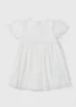 Girls White Lace Mesh Dress (1-10yrs) - 1-1.5 Yrs Image 1