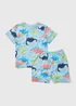Toddler Boys Dino Top And Short Pyjama Set (1-7 Years) - 1 to 1 half years Image 1