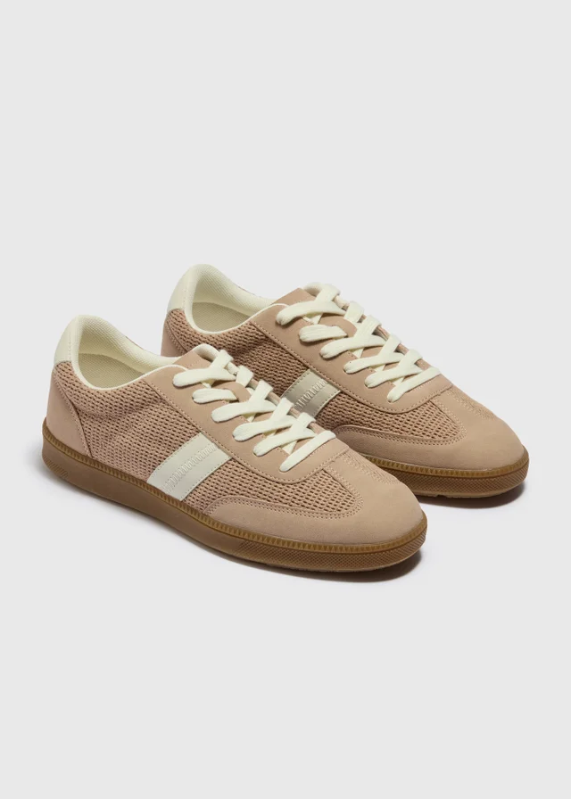 Linen Retro Trainers
