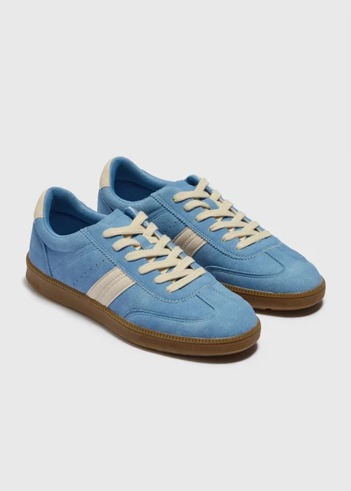 Blue Retro Trainers - Size 3 Image 1