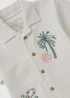 Boys Cream Embroidered Gecko Shirt (1-7yrs) - 1 to 1 half years Image 2