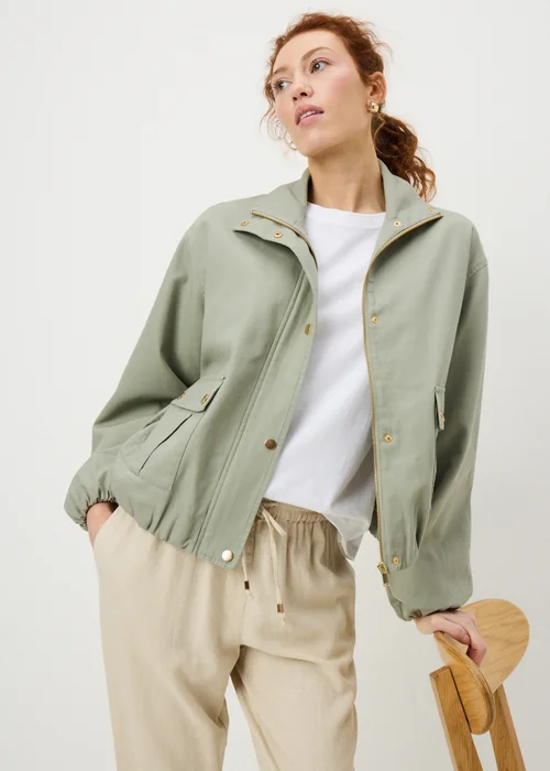Sage Green Utility Jacket - Small Image 1