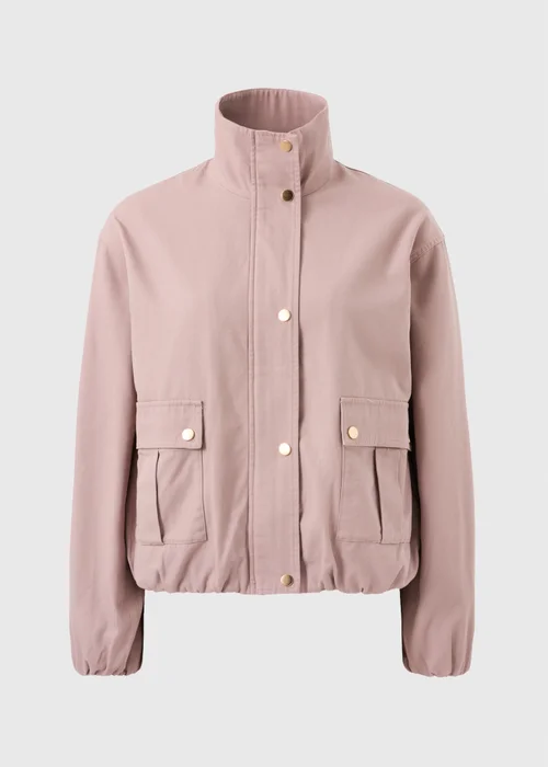 Light Pink Green Utility Jacket - S Image 4