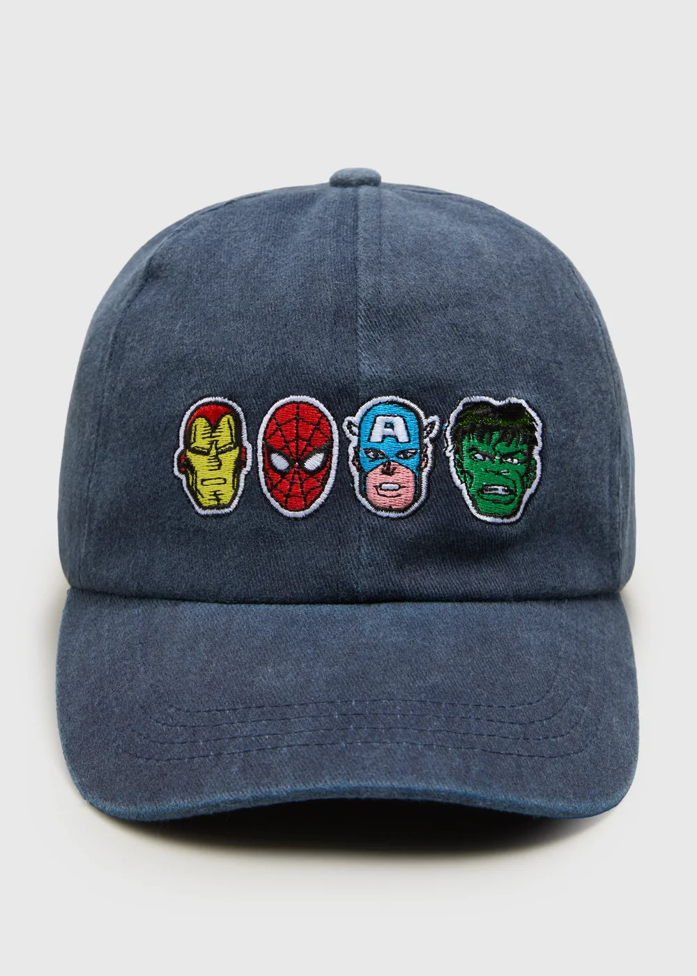Marvel Boys Denim Blue Cap (3-10yrs) - Age 7-10 Years Image 1
