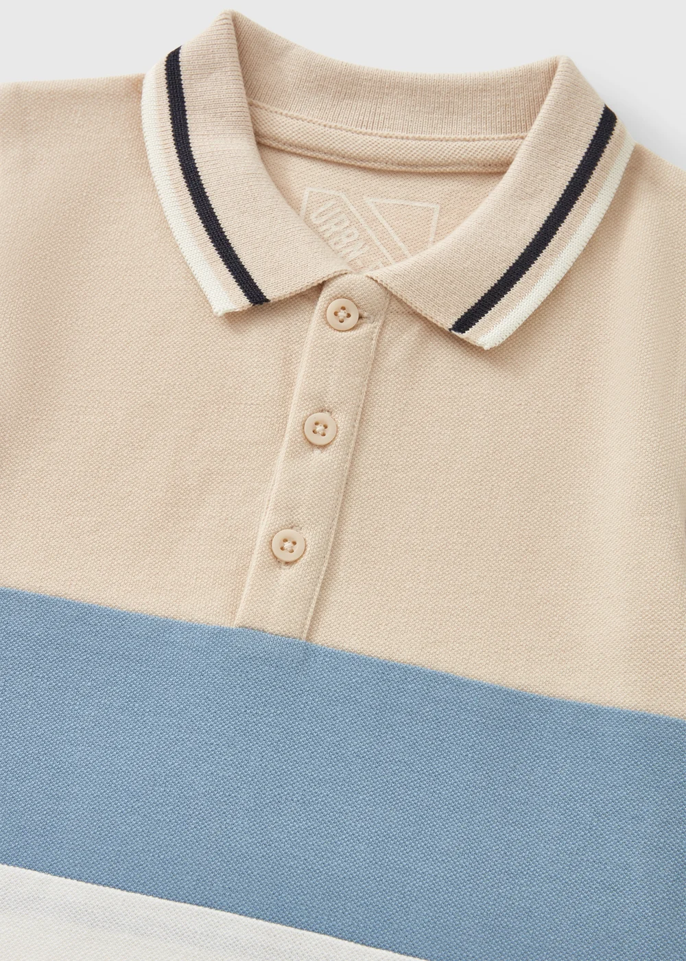 Boys Multicolour Cut & Sew Polo Top (1-7yrs) - 1 to 1 half years Image 2