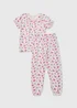 Girls Cream Floral Pyjama Set (1-13yrs) - 1 to 1 half years Image 1