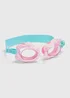Girls Pink Flower Goggles Image 1
