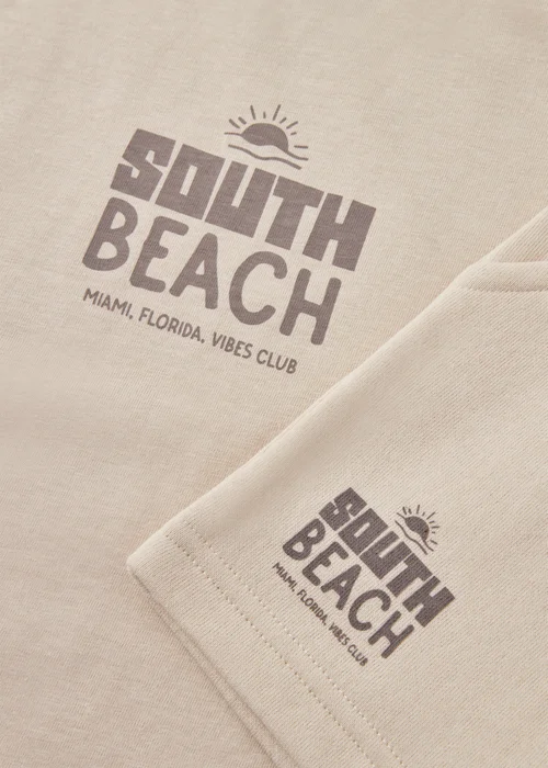 Boys Tan South Beach Top & Short Set (1-7yrs) - 1 to 1 half years Image 2