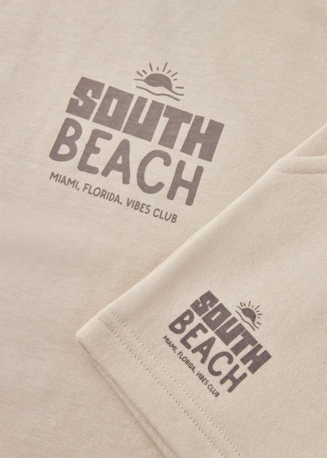 Boys Tan South Beach Top & Short Set (1-7yrs)