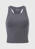 Souluxe Grey Cropped Vest Top - Size 8 Image 2