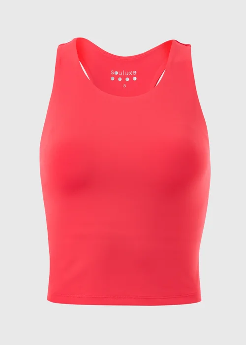 Souluxe Coral Cropped Vest Top - Size 8 Image 4