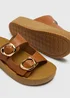 Soleflex Tan Flexi Footbed Sandals - Size 3 Image 2