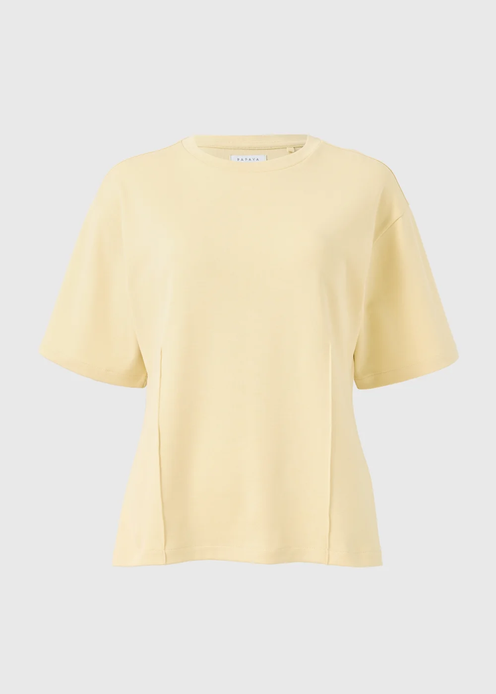 Butter Yellow Seam Detail Top - Size 8 Image 1