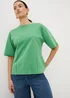 Green Seam Detail Top - Size 8 Image 1