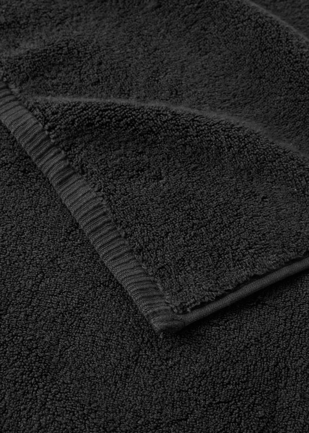 Black Luxury Zero Twist Towels - Hand Towel Image 2