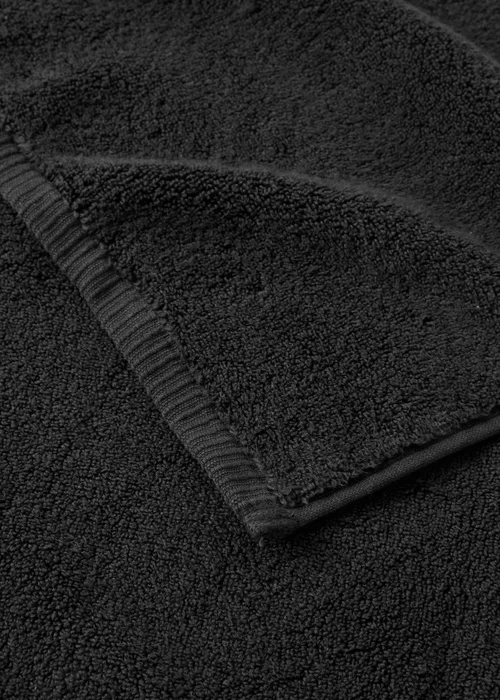 Black Luxury Zero Twist Towels - Hand Towel Image 2