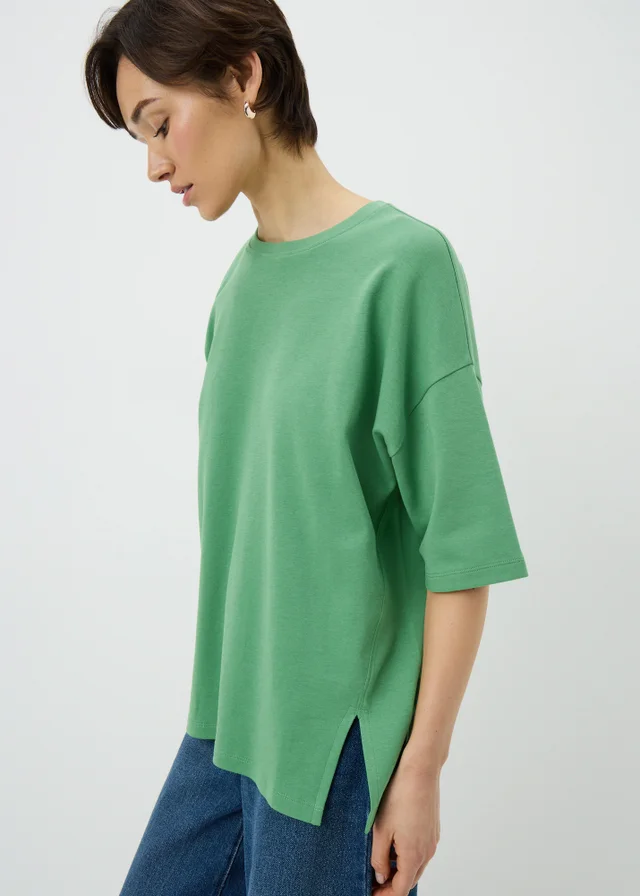 Green Oversized Top