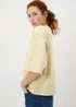 Yellow Stripe Boxy T-Shirt - Small Image 2