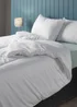 Downland Waffle White 10.5 Tog Duvet - Single Image 1