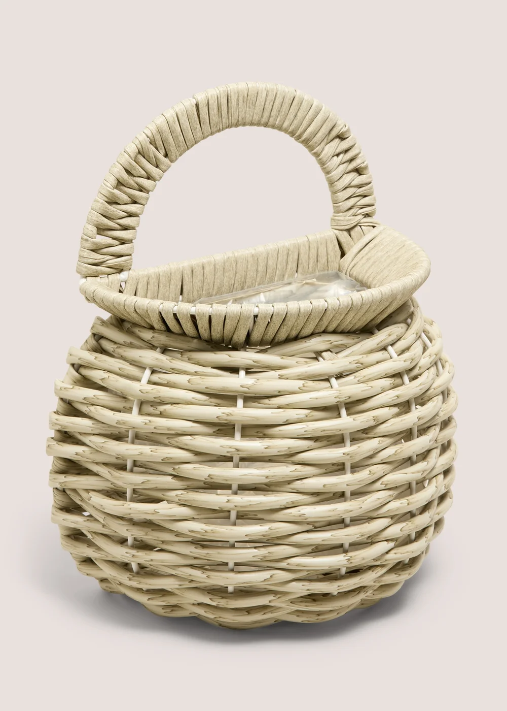 Neutral Woven Wall Planter Image 1