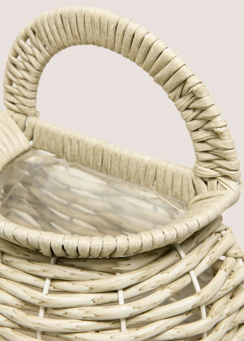 Neutral Woven Wall Planter Image 2