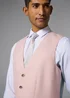 Taylor & Wright Rosewood Pink Slim Fit Suit Waistcoat - Extra small Image 3