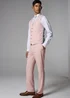 Taylor & Wright Rosewood Pink Slim Fit Suit Waistcoat - Extra small Image 2
