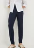 Navy Harem Trousers - Size 28 Image 2