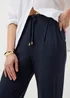 Navy Harem Trousers - Size 28 Image 1