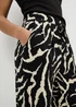Black Zebra Print Harem Trousers - Size 8 Image 3