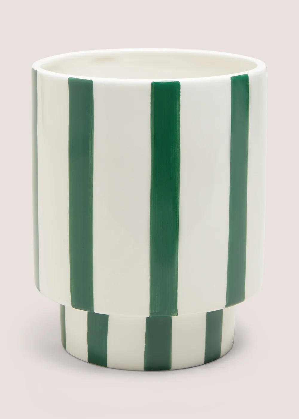 Green Stripe Planter Image 1