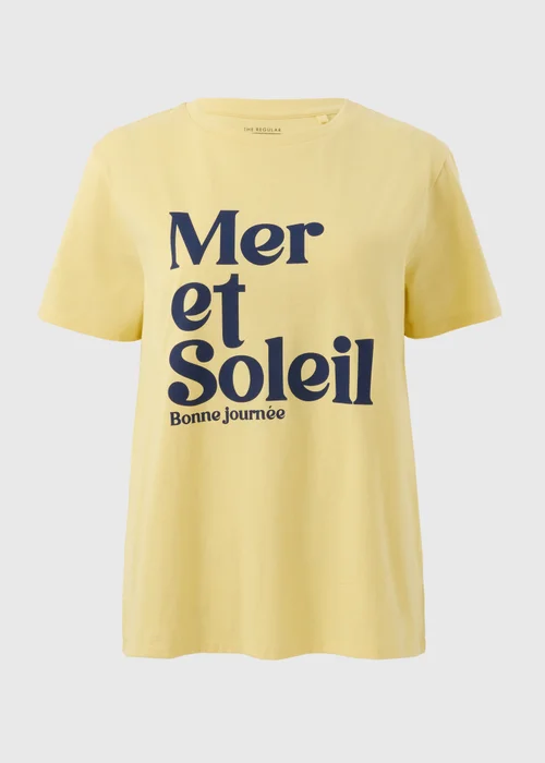 Yellow Mer et Soliel Graphic T-Shirt - Small Image 4