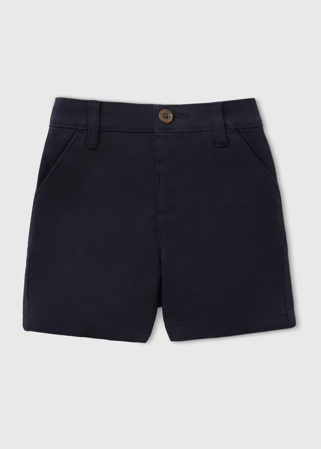Boys Navy Chino Shorts (1-7yrs)