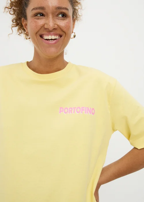 Yellow Portofino Oversized T-Shirt - L Image 2