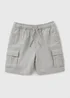 Boys Grey Woven Cargo Shorts (1-7yrs) - 1 to 1 half years Image 1