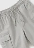 Boys Grey Woven Cargo Shorts (1-7yrs) - 1 to 1 half years Image 2