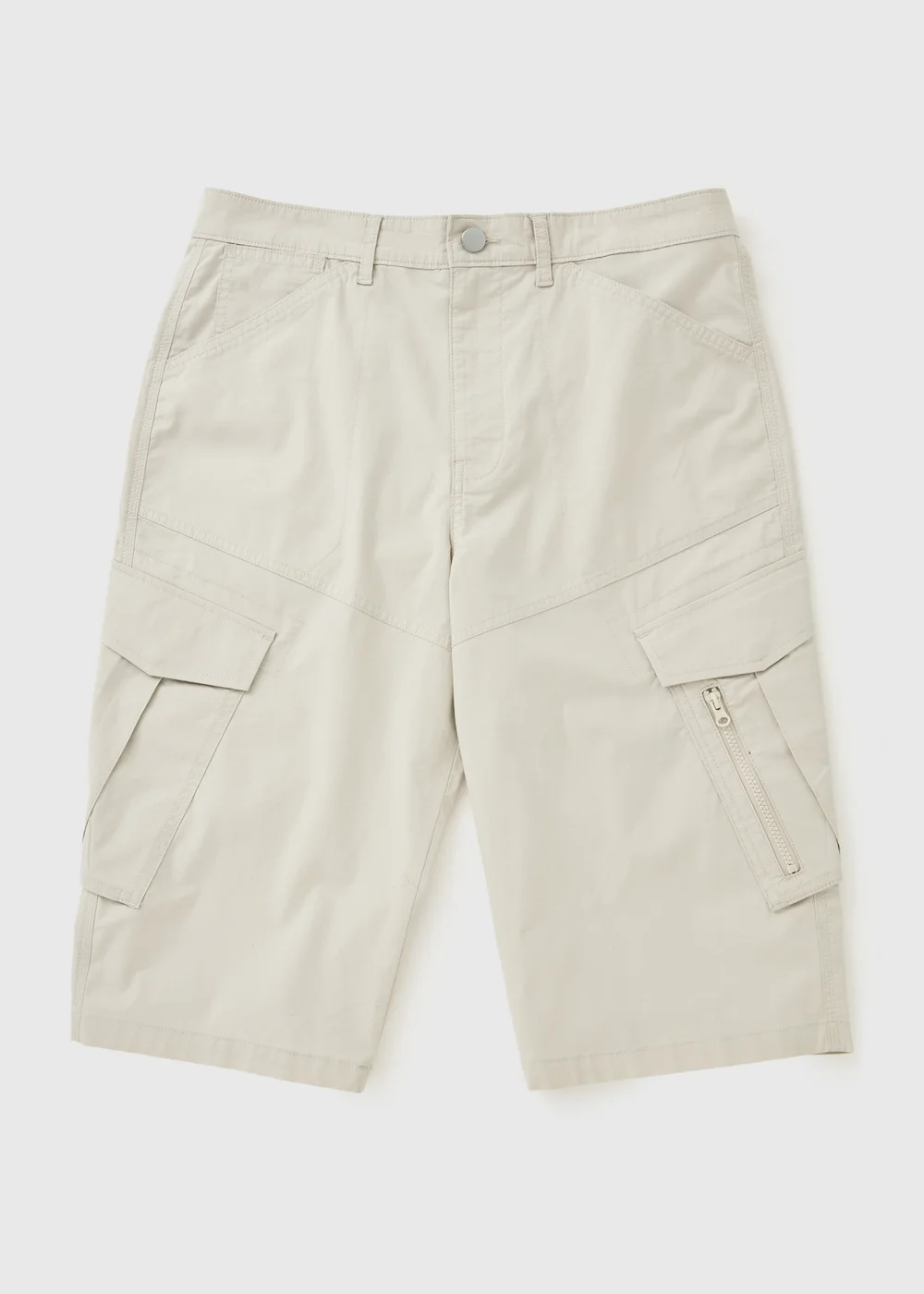 Bone 3/4 Length Cargo Shorts - 30 waist Image 1