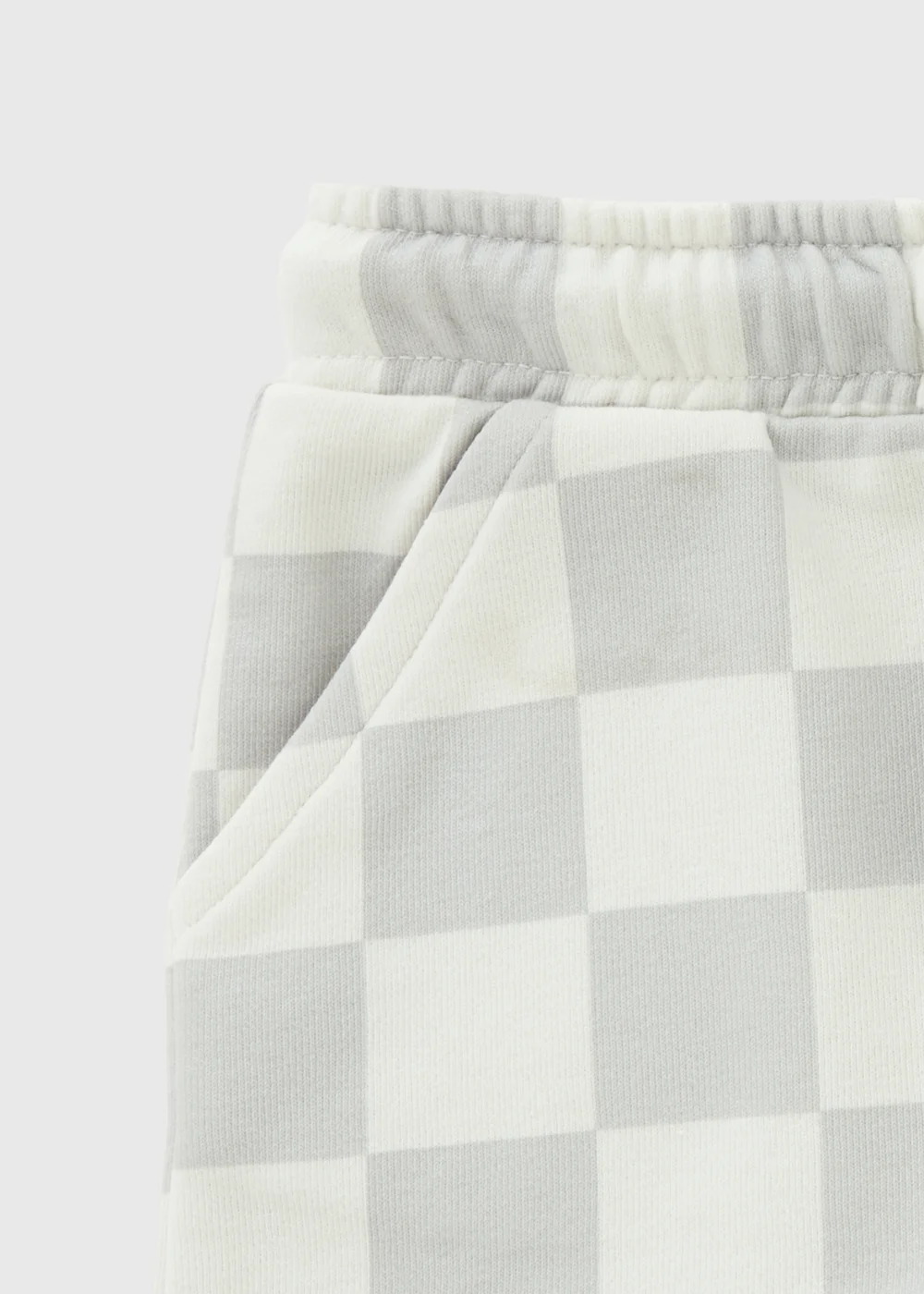 Boys Grey Checkerboard Shorts (1-7yrs) - 1 to 1 half years Image 2
