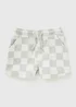 Boys Grey Checkerboard Shorts (1-7yrs) - 1 to 1 half years Image 1