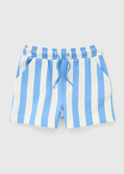 Boys Blue Stripe Shorts (1-7yrs) - 1 to 1 half years Image 1