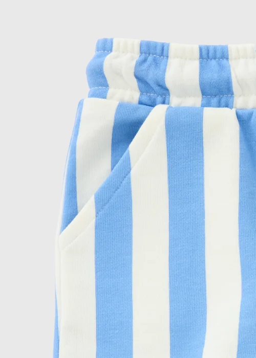 Boys Blue Stripe Shorts (1-7yrs) - 1 to 1 half years Image 2