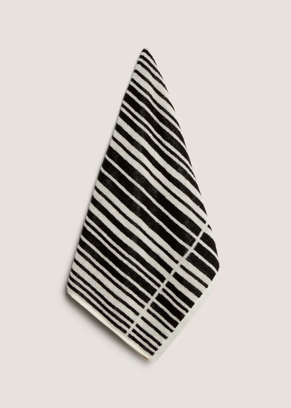 Black Stripe Towels - Hand Towel Image 1