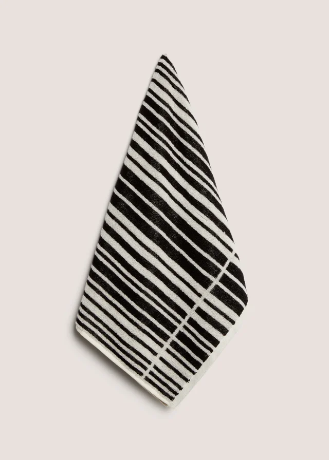 Black Stripe Towel