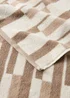 Beige Abstract Towels - Hand Towel Image 2