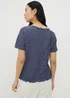 Slate Mixed Texture T-Shirt - Size 8 Image 3